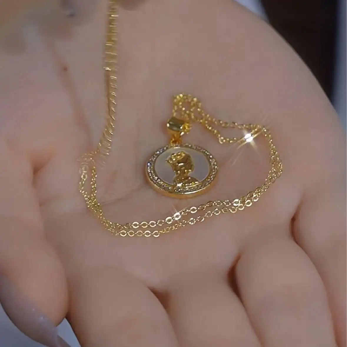 Japanese and Korean Crystal Queen Necklace