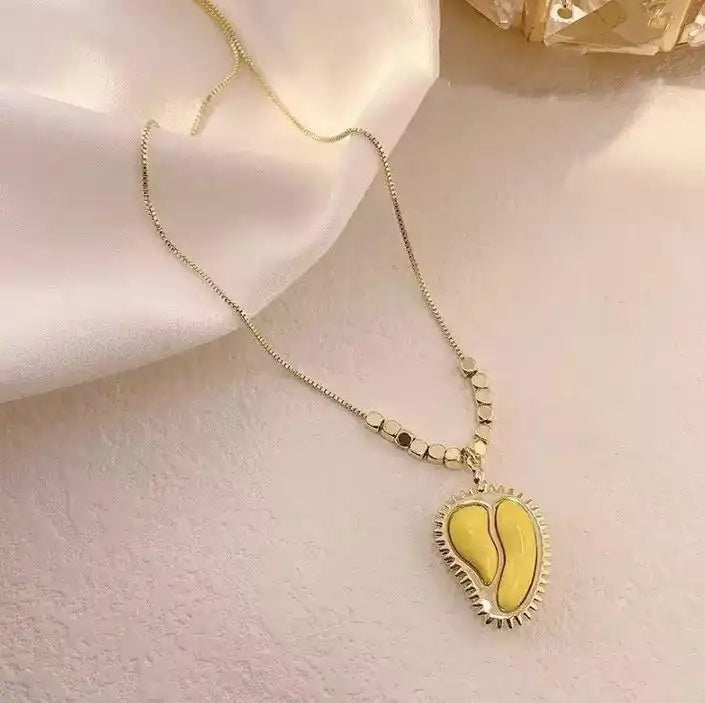 Japanese and Korean Designed Durian Pendant Necklace