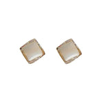 Korean and Japanese Minimalist Crystal Earrings