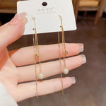 Korean Crystal Sphere Earrings
