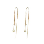Korean Crystal Sphere Earrings