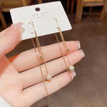 Korean Crystal Sphere Earrings