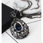 Korean Crystal Teardrop Necklace