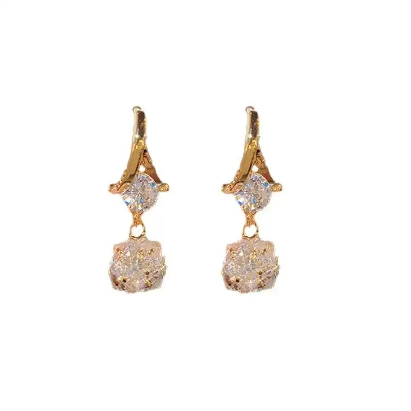 Korean Dongdaemun Crystal Ear Cuffs