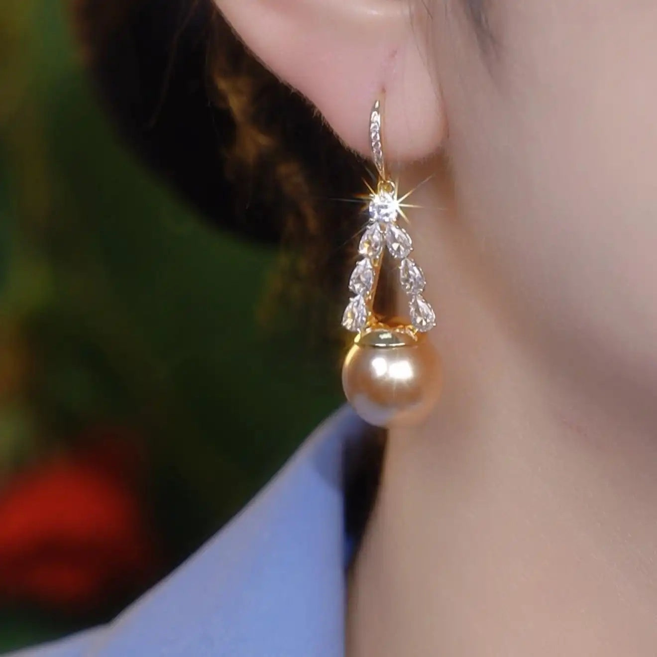 Korean Hook Drop Earrings