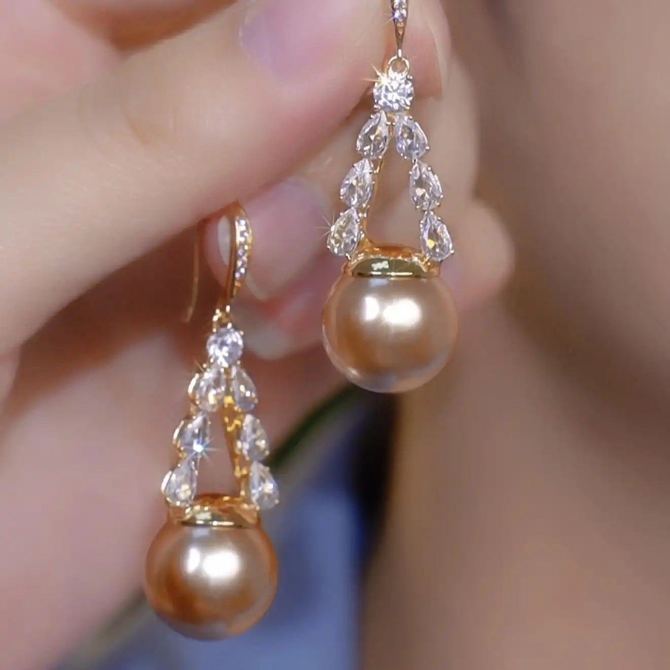 Korean Hook Drop Earrings