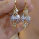 Korean Leaf Wealth Earrings