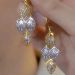 Korean Leaf Wealth Earrings