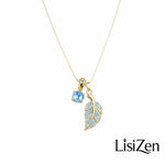 Korean Maple Tree Crystal Necklace