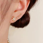 Korean Starburst Crystal Ear Cuffs