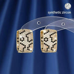 Leopard Print Clip-On Earrings
