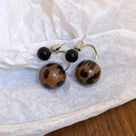 Leopard Print Earrings