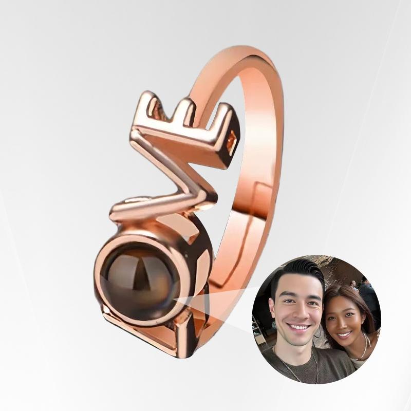 Letter Love Open Ring