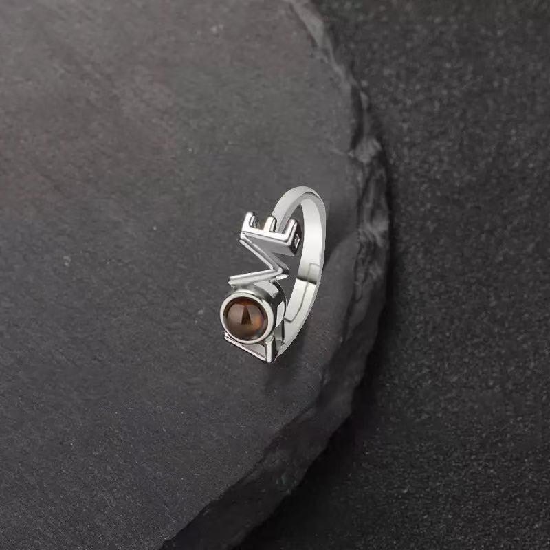 Letter Love Open Ring