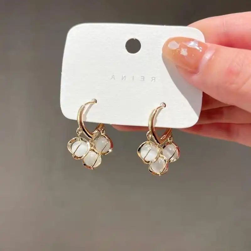 Lily of the Valley Triple Earrings