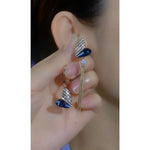 Long 925 Tassel Drop Earrings