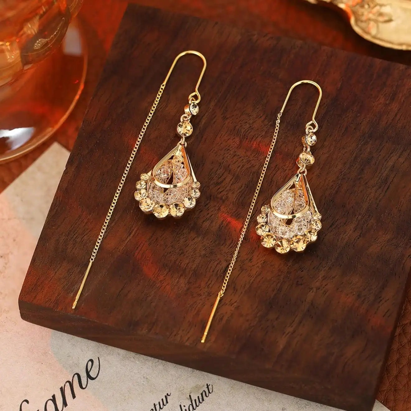 Long Drop Earrings