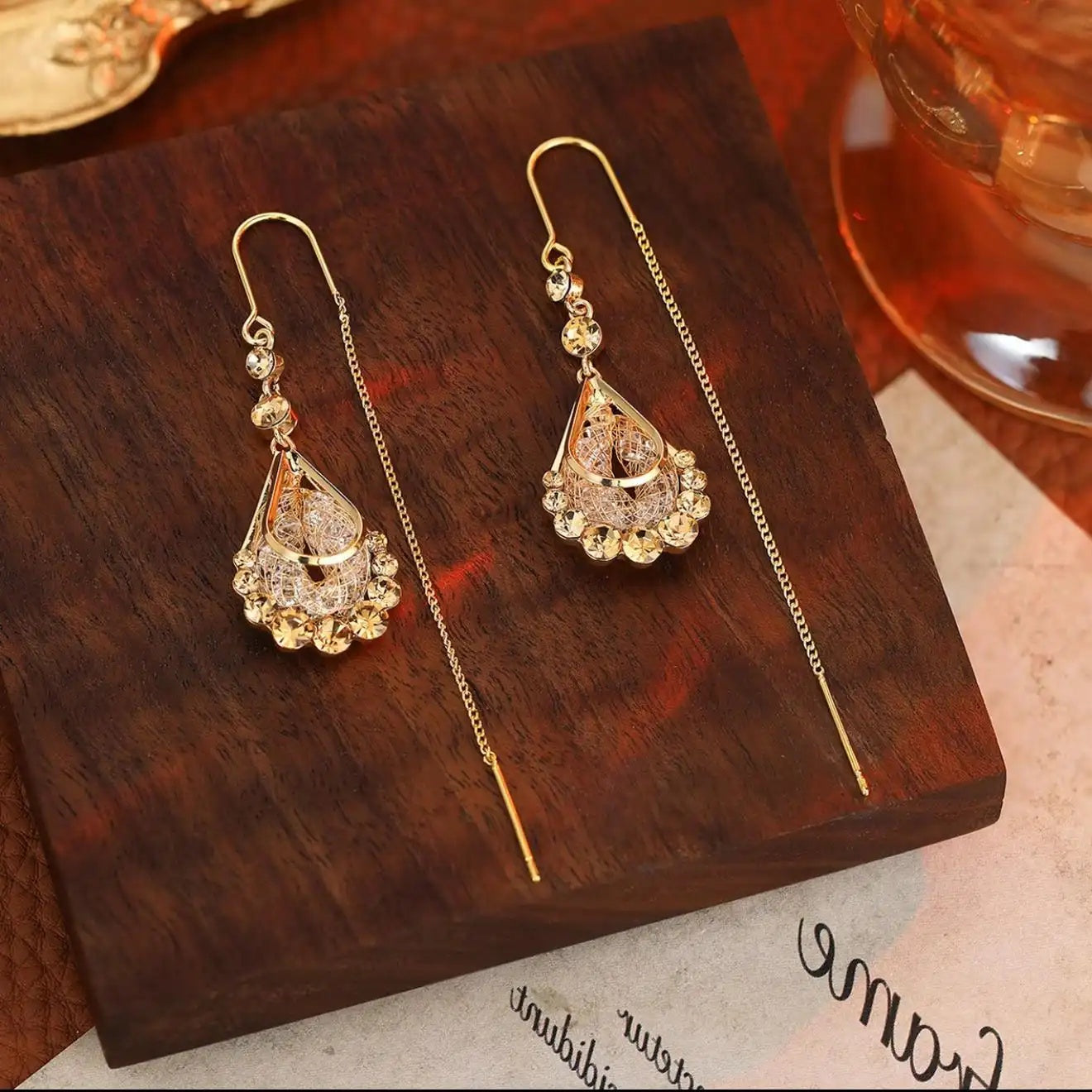 Long Drop Earrings