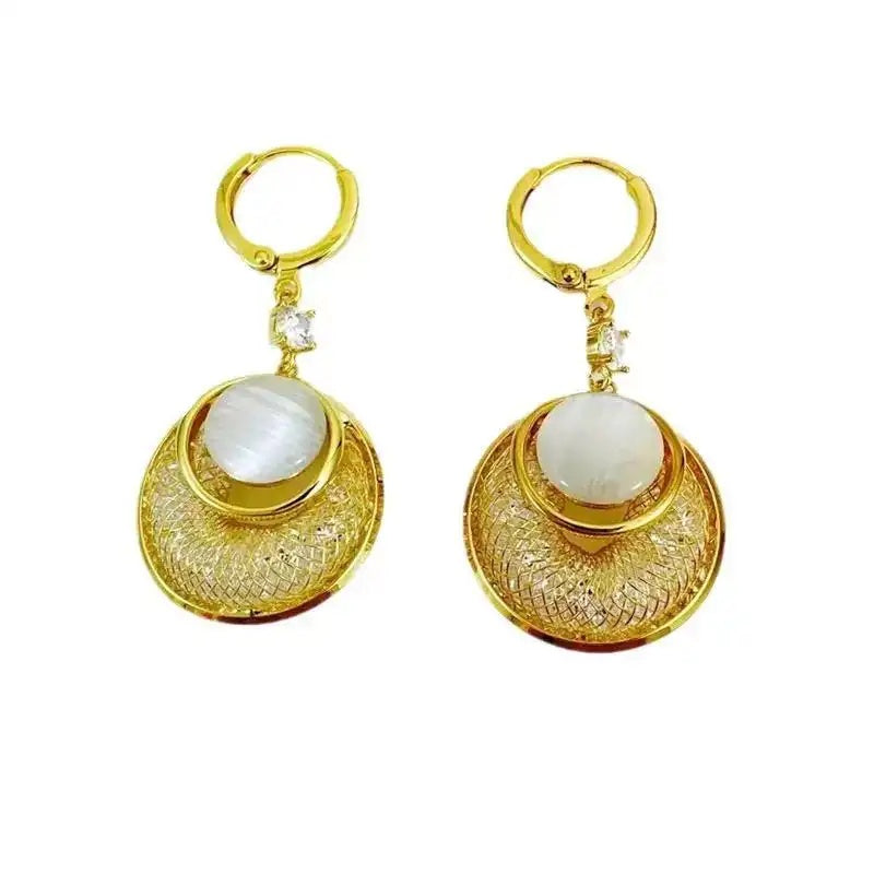 Long Ear Circles Hoop Earrings