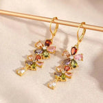 Long Flower Tassel Cute Gift Drop Earrings