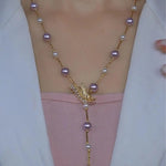 Long Sweater Chain Pendant Necklace