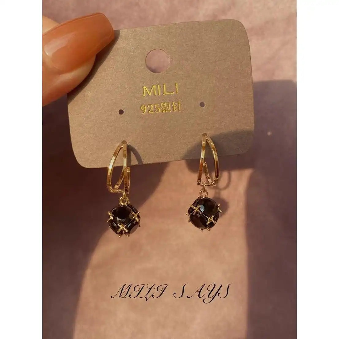 Long Tassel Pearl Drop Earrings
