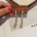 Long Trapezoid Crystal Handmade for Earrings