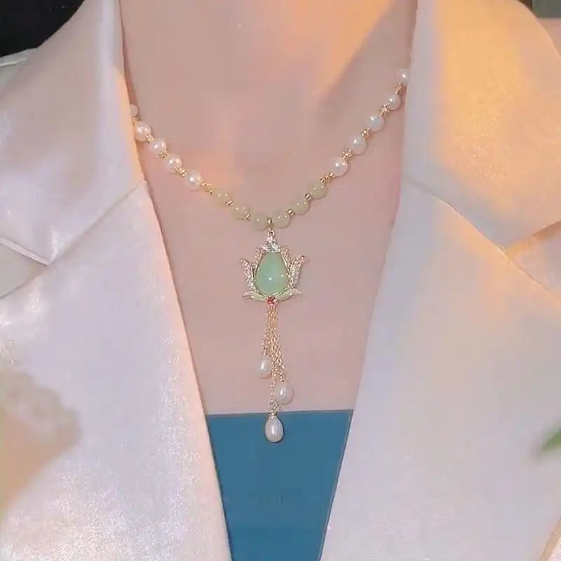 Lotus Flower Necklace