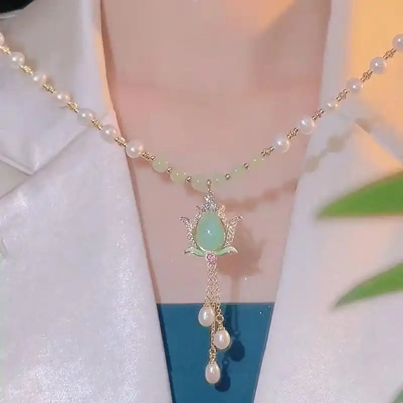 Lotus Flower Necklace