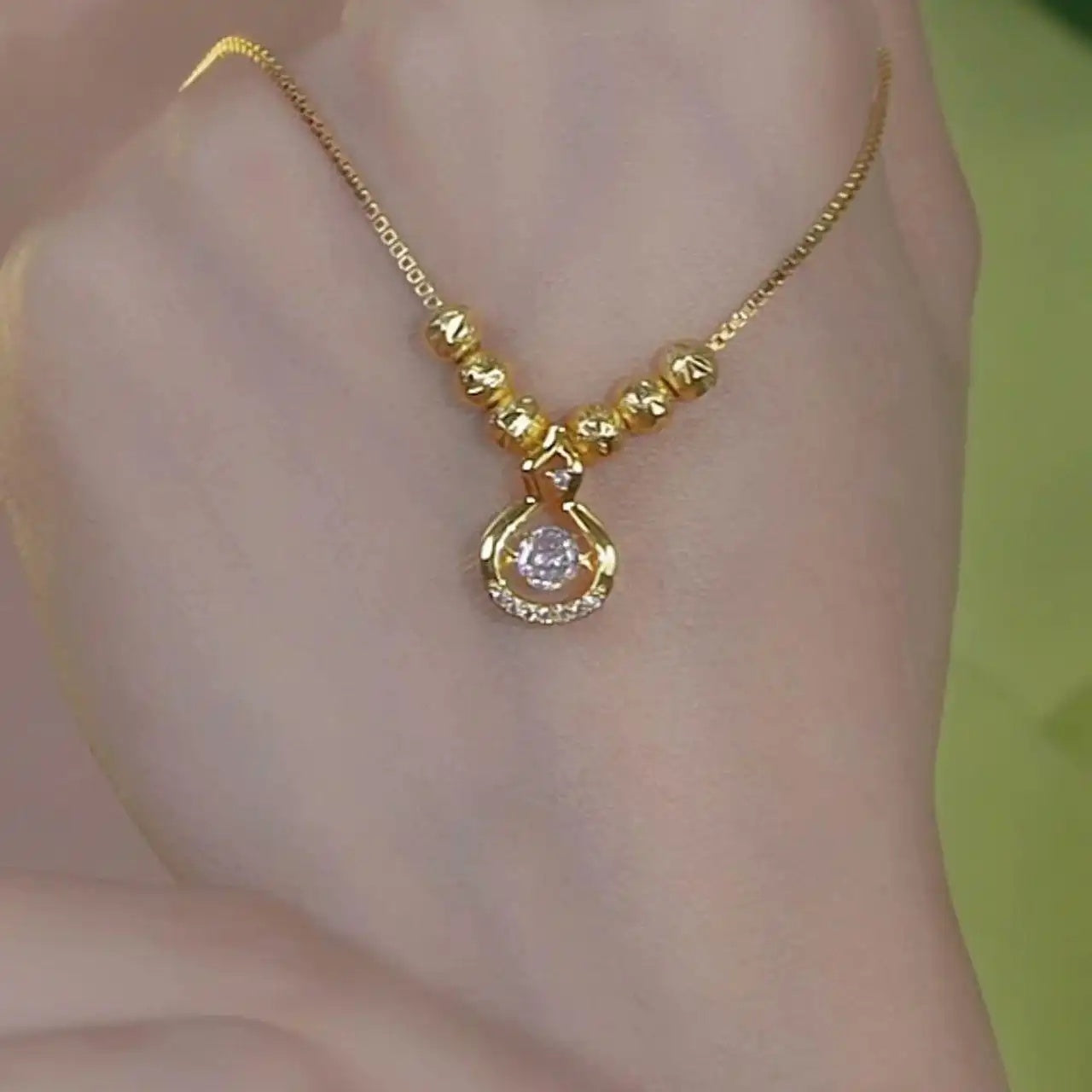 Lucky Bag Gourd Necklace