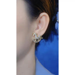 Lucky Gama Gold Rocking Horse Stud Earrings