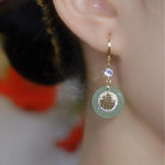 Lucky Peace Coin Earrings