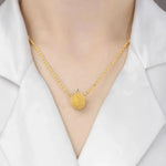 Magnetic Teardrop Pendant Necklace