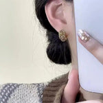 Malade Crystal Hoop Earrings