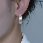 Matte Hoop Earrings