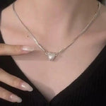 Matte Magnetic Heart Necklace