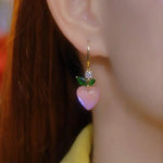 Mermaid Princess Heart Pink Ear Cuffs