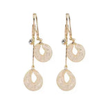 Mesh Circle Drop Earrings