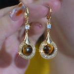 Mesh Teardrop Earrings