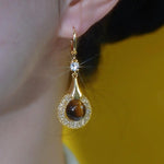 Mesh Teardrop Earrings