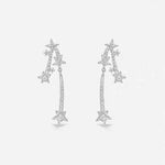 Meteor Long Celestial Star Drop Earrings