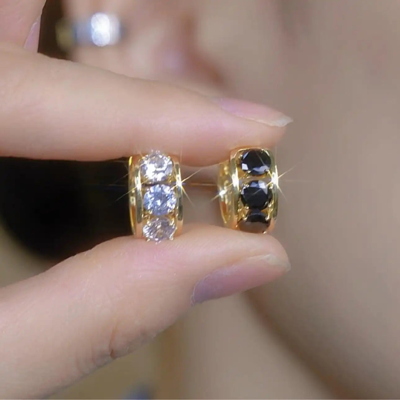 Mini Crystal Stud Earrings