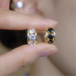 Mini Crystal Stud Earrings