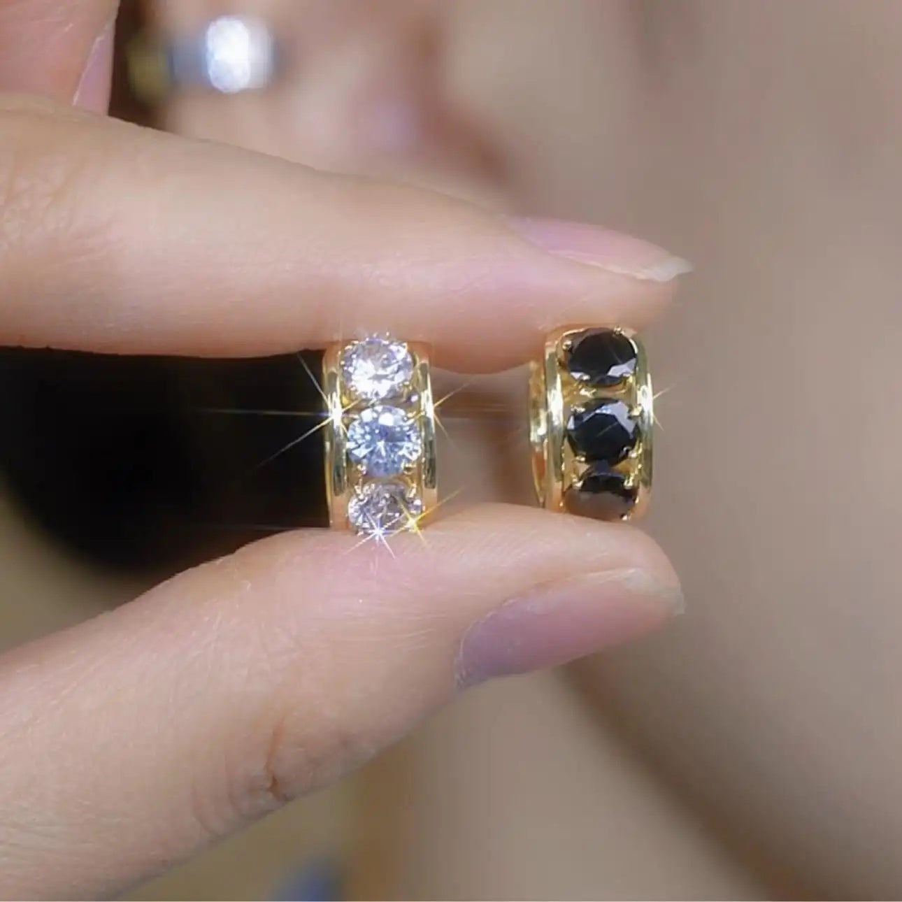 Mini Crystal Stud Earrings