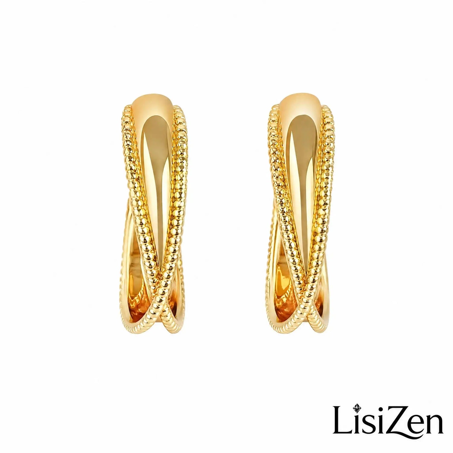 Minimalist Aesthetic Metal Hoop Earrings