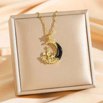 Minimalist Arabian Nights Star Moon Necklace