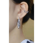 Minimalist Crystal Cross Influencer Summer Earrings