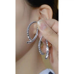Minimalist Crystal Cross Influencer Summer Earrings
