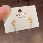 Minimalist Crystal Star Ear Cuffs