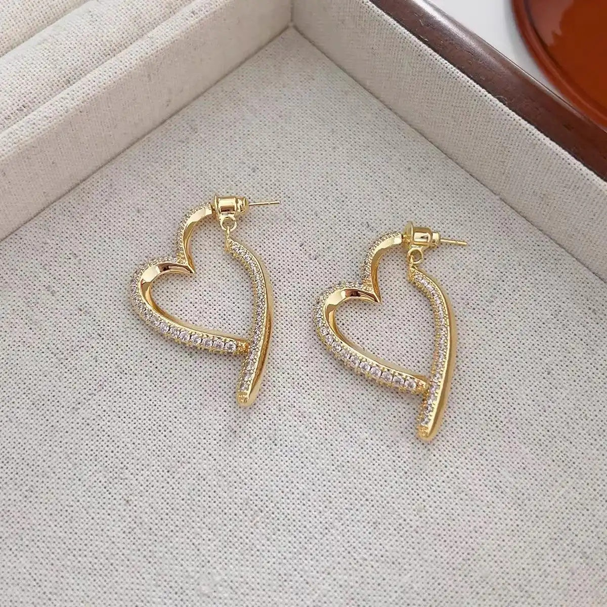 Minimalist Crystal Stud Earrings